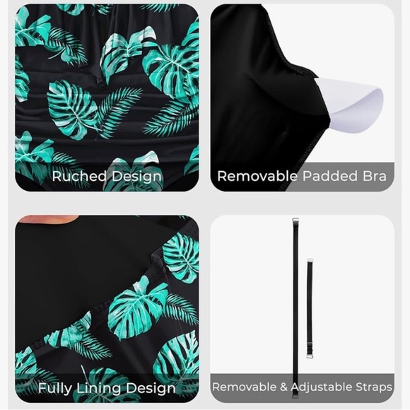 Daci Tropical Off-Shoulder One-Piece Swimsuit - Picture 6 of 12